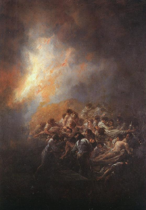 Francisco de Goya The Fire